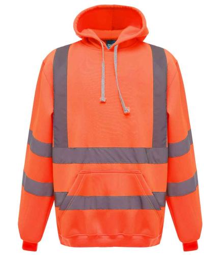 Yoko Hi-Vis Pull Over Hoodie - BLK - 3XL